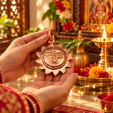 Tambe Ka Suraj 4 Inches | Copper Suraj for Wall Hanging at Home & Office | Decoration Item for Good Luck