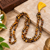 Tiger Eye Stone Mala