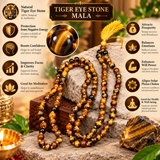 Tiger Eye Stone Mala