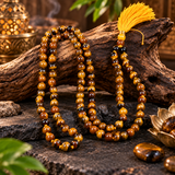 Tiger Eye Stone Mala