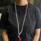 Diamond Cut Sphatik Crystal Quartz Mala