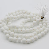 Original Round Shape Sulemani White Stone Hakik 108 Beads Mala