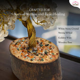 Aventurine Yellow Stone Crystal Tree for Home Decor