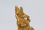 Gold Plated Ganesha Idol of Metal