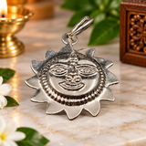 Tambe Ka Suraj 4 Inches | Copper Suraj for Wall Hanging at Home & Office | Decoration Item for Good Luck