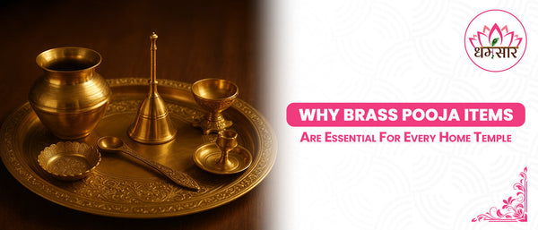 Why Brass Pooja Items Are Essential for Every Home Temple