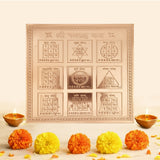 Premium Quality Shree Navgrah Copper Yantra