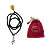 Karungali Black Mala 108 Beads with Trishul & Nandi Locket