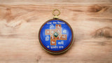 Dharmsaar Circular Frame Vastu Dosh Yantra Big Size l Original Vastu Dosh Nashak Yantra For Pooja l Brass Vastu Dosh Kasht Nivaran Wall Hanging Yantra For Home,Office