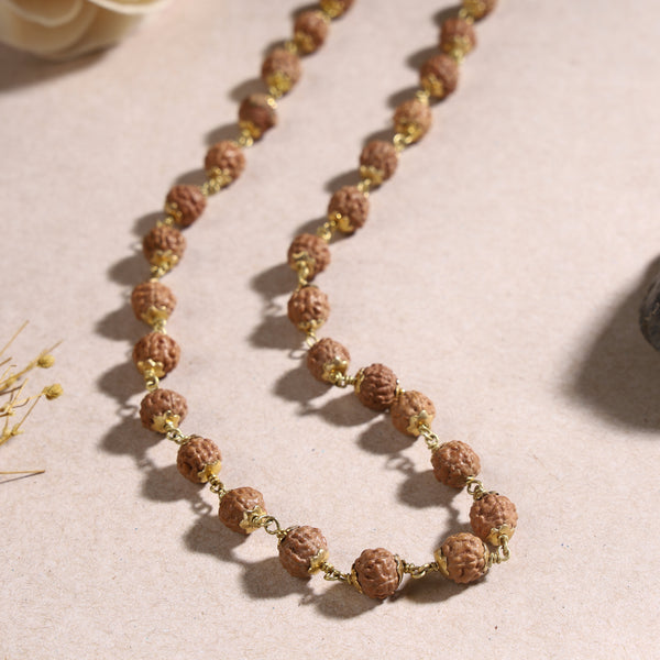 5 Mukhi Panchmukhi Rudraksha Mala 108 Beads