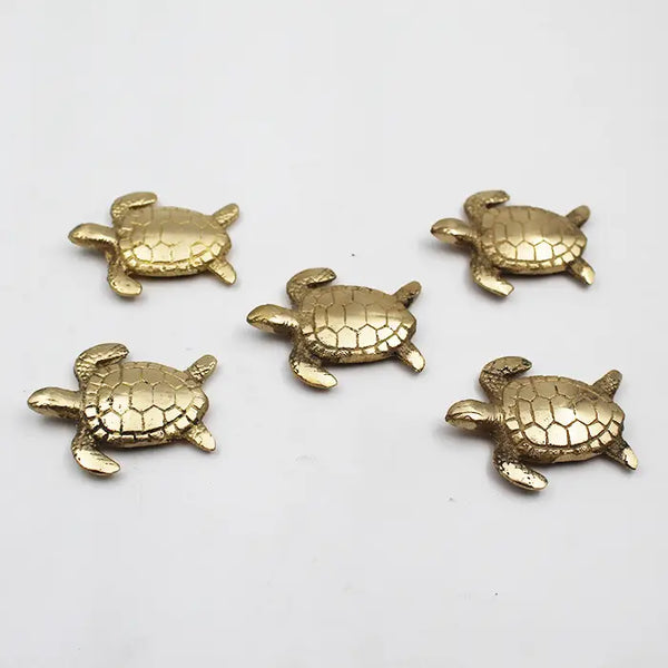 Pack of 5 Combo Kachua Set,Metal Kachua for Good Luck for Diwali Pujan