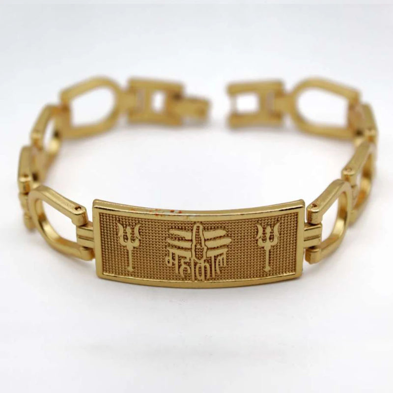 Shiva Lingam Bracelet (Gold) - The Crystal Council