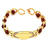 Om Namah Shivay Bracelet with Natural Rudraksha Beads