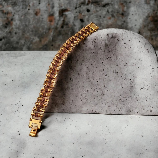 Original Chain Style Rudraksha Bracelet for Men and Women