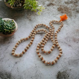 Original Tulsi Wooden 108 Beads Pooja Mala For Men And Women