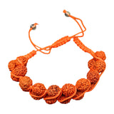 Stylish 2 Line Multilayer 5 Face Rudraksha Bracelet