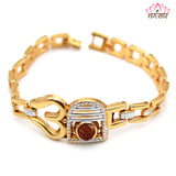 Rudraksha Om Bracelet