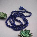 Original Blue Sulemani Hakik (Hakeek) Round Stone Japa Mala For Men And Women