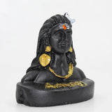 Pack Of 3  Lord Adiyogi Shankara Black Murti , Gold Plated Rudraksha Bracelet & Rudraksha Beads Mala Combo