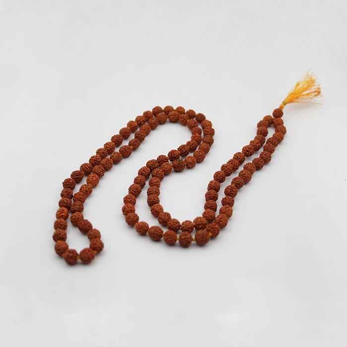 Pack of 3 Natural Gomukhi Mala Jaap Bag Cotton, Om Mahakal Kada & Rudraksha Mala Combo