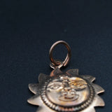 Suraj Nag Locket - Brass Small Suraj Used to Wear as a Locket | Small Sun Locket of Tamba for Daily Use