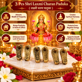 3 Pcs Shri Laxmi Charan Paduka ( लक्ष्मी चरण पादुका )