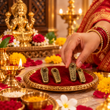 3 Pcs Shri Laxmi Charan Paduka ( लक्ष्मी चरण पादुका )