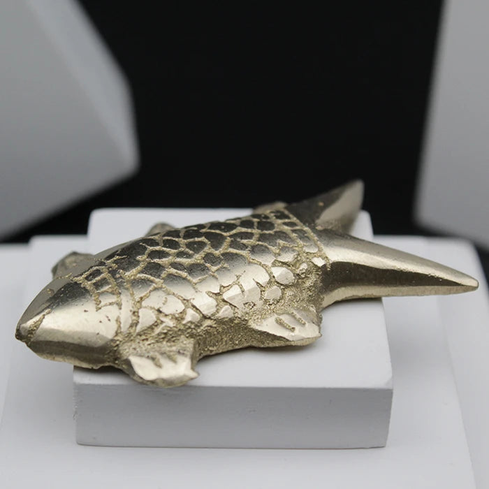 Fish Vastu Items for Home for Money, Vastu Fish Statue Golden, Fish for Astrological and Lal Kitab Remedy, Machli for Pooja and Gifting Purpose, FengShui Figurine