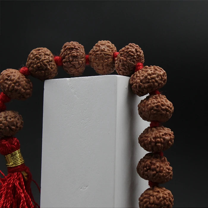 Original Certified 8 Mukhi Big Size 108 Beads Rudraksha Nepali Mala for Men and Women (59.14 G)