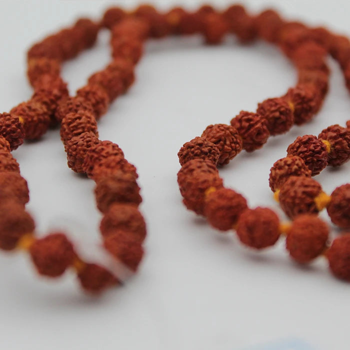 Original Certified 5 Mukhi Rudraksha Mala (yellow packaging)