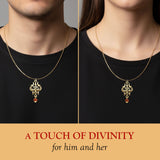 Mahakal Trishul Locket with Rudraksha Mala