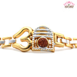 Rudraksha Om Bracelet