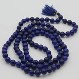 Original Blue Sulemani Hakik (Hakeek) Round Stone Japa Mala For Men And Women