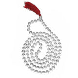 Original Pure Crystal Sphatik Mala 108 Beads, Spahtik Quartz Jaap Mala for Men And Women