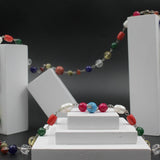 Original Navratan Crystal Tiny Stone Multicolor Mala