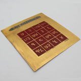 Sarv Rog Niwaran Yantra | Gold Plated Yantra for Good Health | Heavy Sheet Quality | Perfectly Engraved