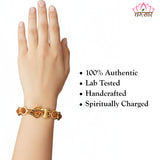 Premium Shiv Mahadev Trishul Damru Stylish Golden Bracelet
