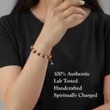 Rudraksha With White Crystal Bracelet