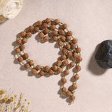 5 Mukhi Panchmukhi Rudraksha Mala 108 Beads