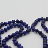 Original Blue Sulemani Hakik (Hakeek) Round Stone Japa Mala For Men And Women