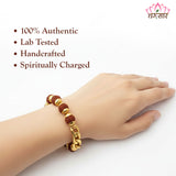 Brown Rudraksha Chain Bracelet