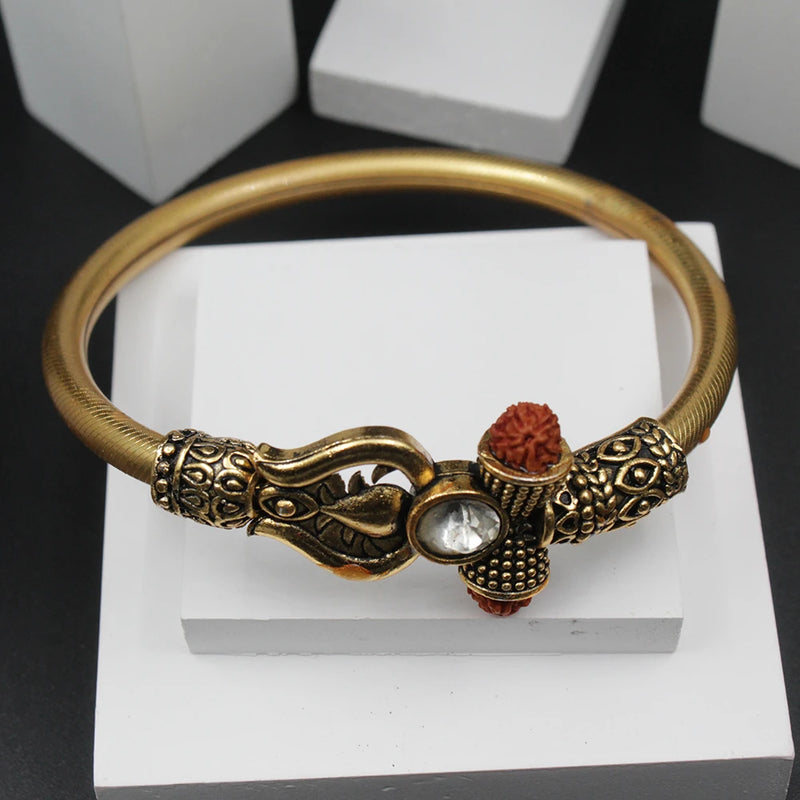 18k Rose Gold Mahadev Kada in 2022 | Mens gold bracelets, Gold jewelry  fashion, Mens jewelry | Man gold bracelet design, Gents bracelet, Mens gold  bracelets