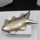 Fish Vastu Items for Home for Money, Vastu Fish Statue Golden, Fish for Astrological and Lal Kitab Remedy, Machli for Pooja and Gifting Purpose, FengShui Figurine