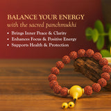 Original 5 Mukhi Big Rudraksha Bracelet