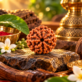 6 Mukhi Rudraksha Lab Certified Yellow Packging 2.17g