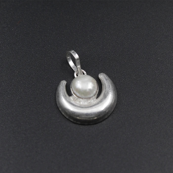 Moti Locket Moti chandra silver locket – Dharmsaar