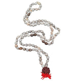 Pack Of 3 Combo Natural Vaijanti Mala With Original Rudraksha And Silver Parad Shivling For Men Women