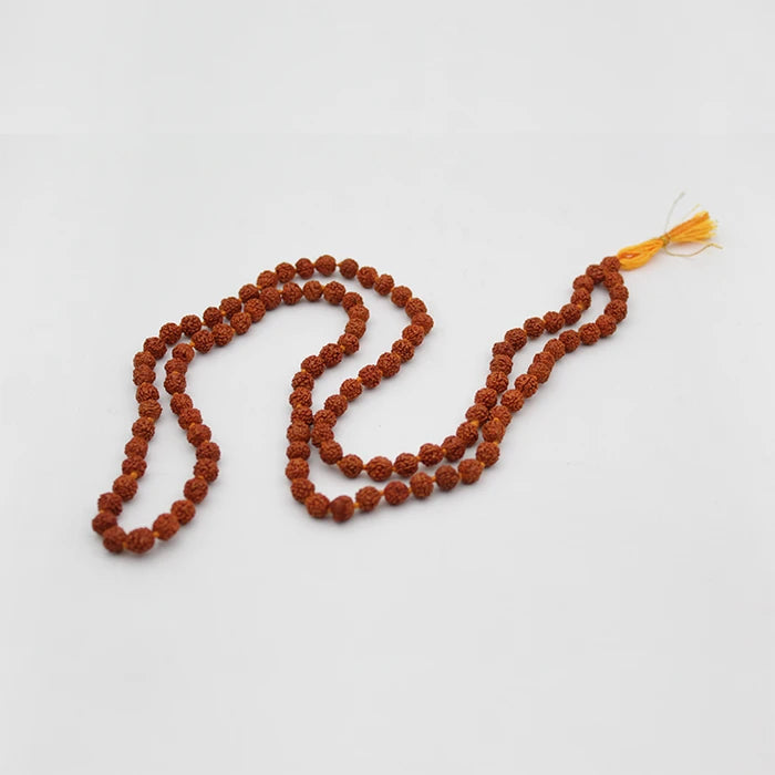 Original Certified 5 Mukhi (5Face) Rudraksha 108 Beads Jaap Mala For Men Women