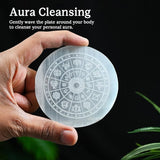 Selenite Charging Plate with Zodiac Signs