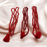 Pack Of 3 Combo Set,Red Crystal Hakik Agate Mala For Men And Women